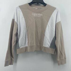 Calvin Klein Performance | Women’s Long Sleeved‎ Cropped Sweatshirt | Size L |